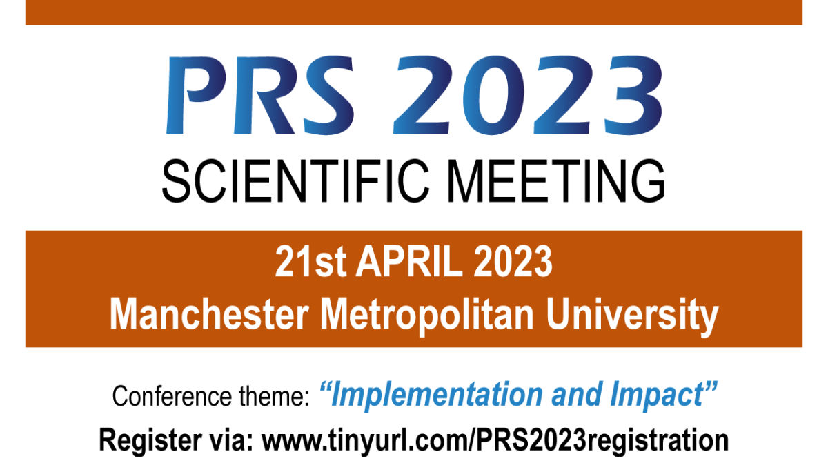 It's time to submit your abstract for PRS 2023!